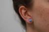 Blue Opal Bead 6mm Stud Earrings (9 Colours Available) | Image 4