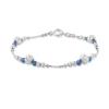 Sparkling Silver Blue Opal Bracelet | Image 3