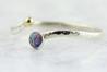 Gold and Silver Bangle set with Purple Opal | Image 3