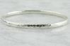 Sterling Silver Heavy Hammered Bangle | Image 2