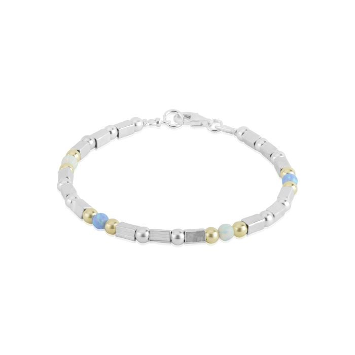 Blue and White Opal Bracelet | Image 1