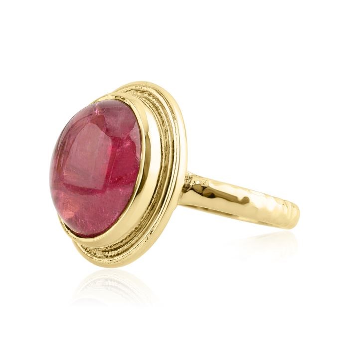 18ct Gold Rubelite Ring | Lavan Designer jewellery