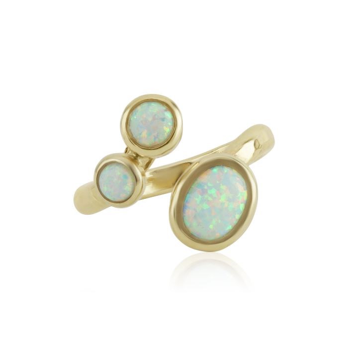 Gold and Opal Adjustable Ring | Image 1