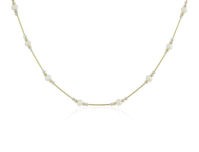  Gold Freshwater Pearl Necklace | Image 1