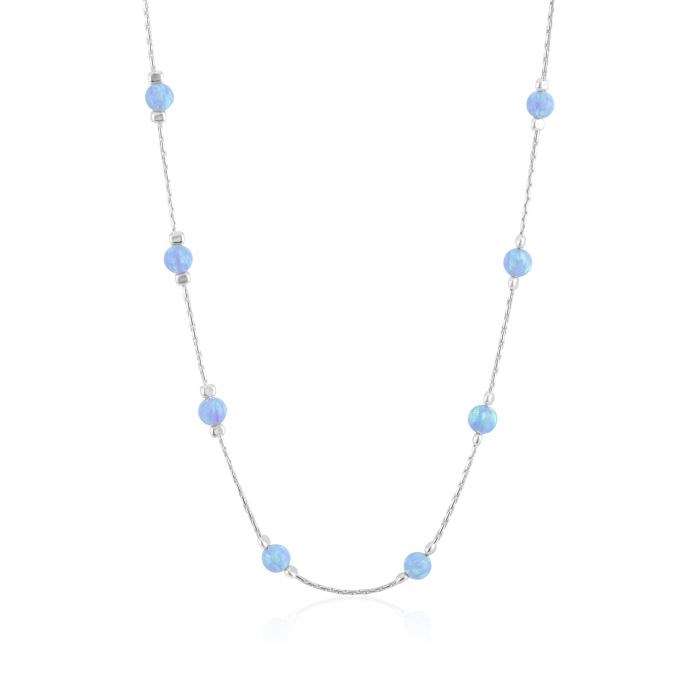 Blue Opal Beaded Necklace | Image 1