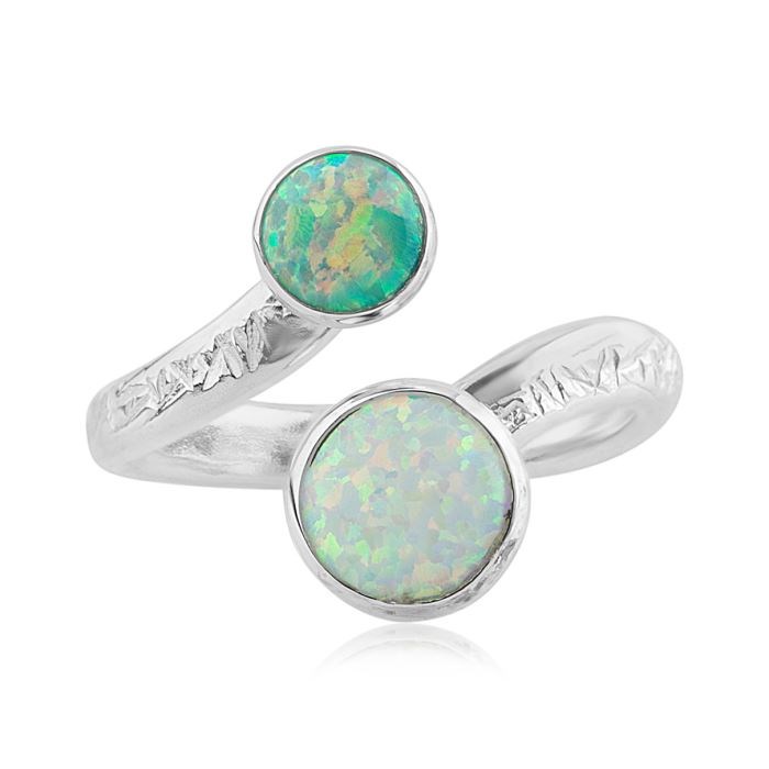 Silver Opal Ring (Other Colours Available) | Image 1