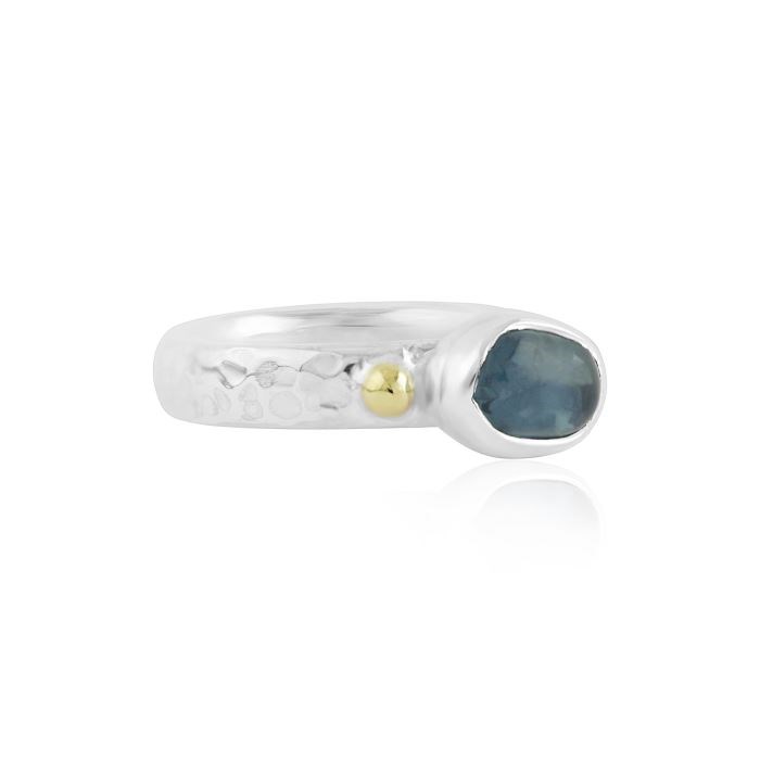Gold and silver tourmaline ring | Image 1