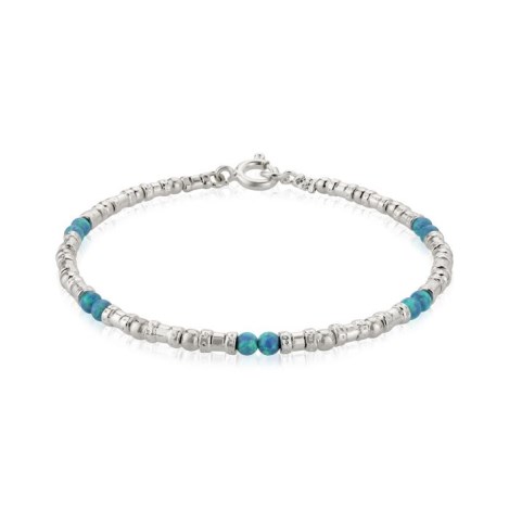 Opal and Silver Bracelet | Image 1