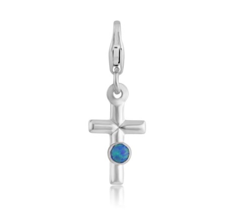 Blue opal charm | Image 1