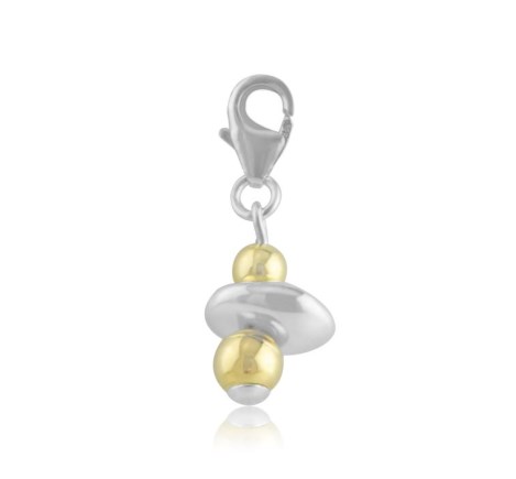 Gold & Silver Nugget Charm | Image 1