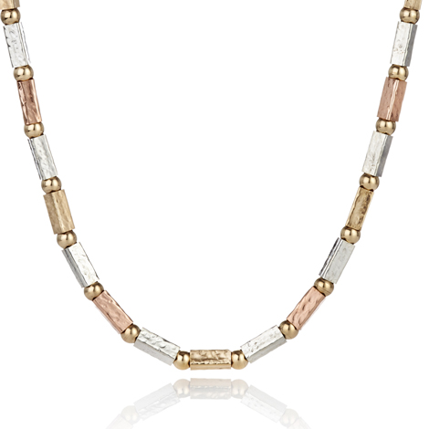 Gold and Silver Designer Necklace | Image 1