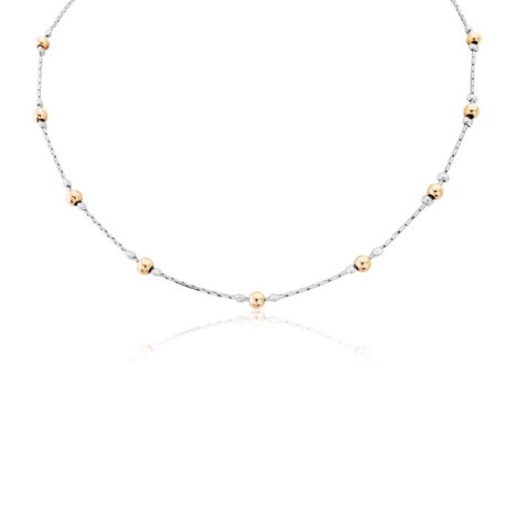 Rose Gold and Silver Necklace | Image 1