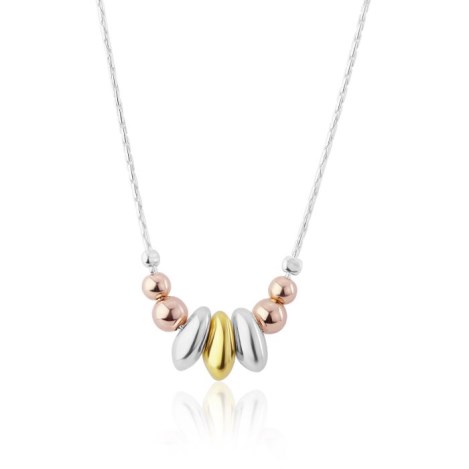 Gold & Silver Nugget Necklace | Image 1