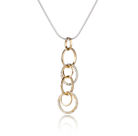 Gold and Silver Links Pendant | Image 1