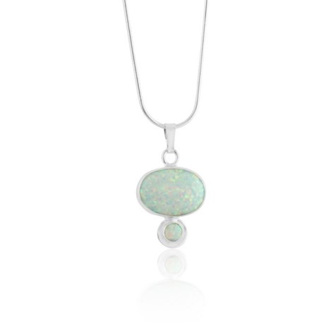 White opal pendant | Image 1