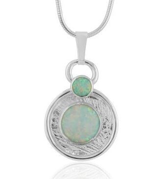 Silver opal pendant | Image 1