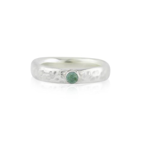 Silver GreenTourmaline ring | Image 1