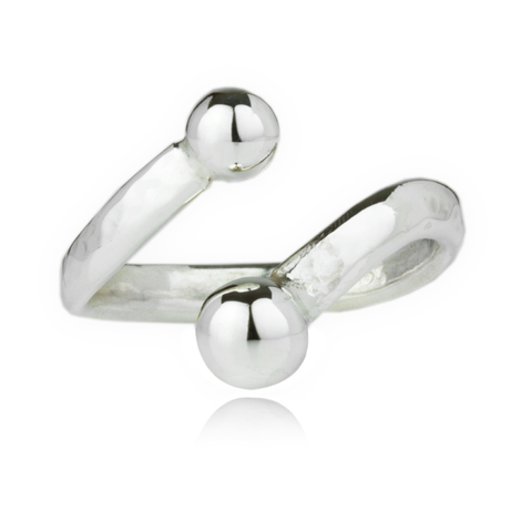 Sterling Silver Adjustable Torq Ring | Image 1