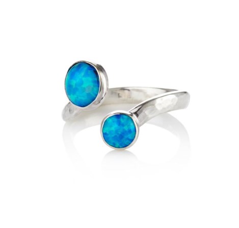 Silver Opal Adjustable Ring | Image 1