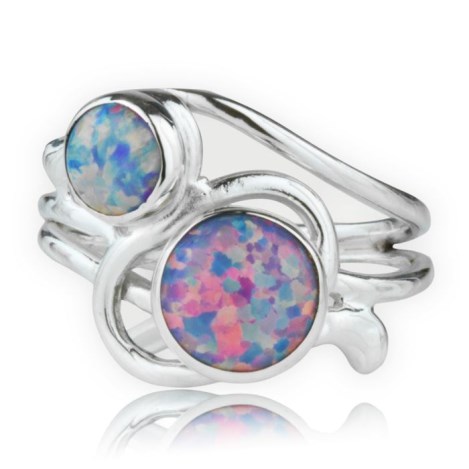 Silver Purple Opal Ring | Image 1