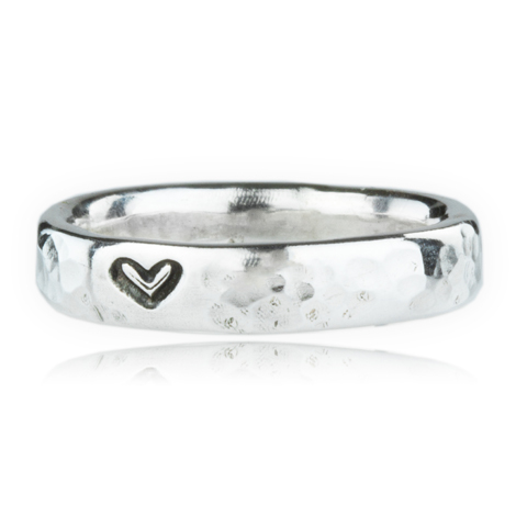 Sterling Silver Handmade Heart Ring | Image 1