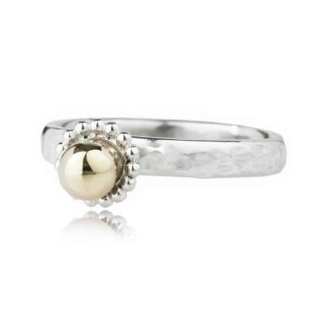 Handmade Gold and Silver Ring | Image 1