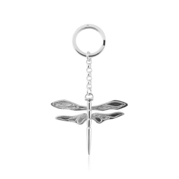 Sterling silver dragonfly keyring | Image 1