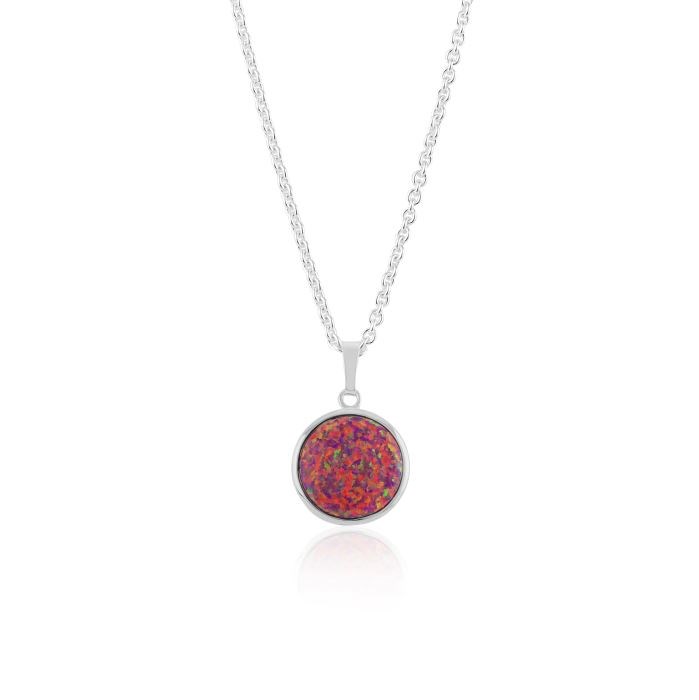 Red Opal Pendant 15mm | Image 1