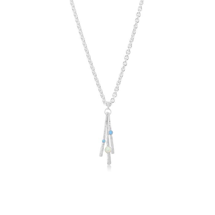 Silver and Opal strand pendant | Image 1