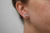 6mm Green Opal Bead Stud Earrings | Image 4