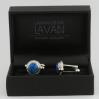 Blue Opal Gold and Silver Cufflinks | Image 3