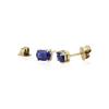  9ct Gold Blue Sapphire Stud Earrings | Image 2