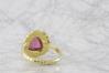 18ct Gold Pink Tourmaline and Diamond Ring | Image 4