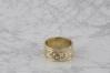 Wide Band Contemporary Diamond Gold Ring | Image 2