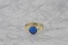 Handmade 9ct Gold Dark Blue Opal Ring | Image 2