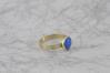 Handmade 9ct Gold Dark Blue Opal Ring | Image 3