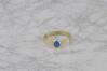 Handmade 9ct Gold 5mm Blue Opal Ring | Image 2