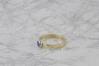 Handmade 9ct Gold 5mm Blue Opal Ring | Image 3
