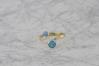Gold and blue opal adjustable ring | Image 2