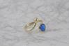 Gold and blue opal adjustable ring | Image 3