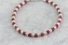Silver Red Opal Link Bracelet | Image 2