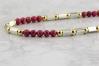Gold and silver red opal necklace | Image 2