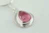 Silver pink tourmaline pendant One Of A Kind | Image 2