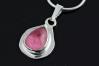 Silver pink tourmaline pendant One Of A Kind | Image 3