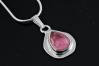 Silver pink tourmaline pendant One Of A Kind | Image 5