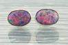 Sterling Silver Purple Opal Stud Earrings | Image 2