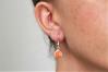 8mm Orange Opal Drop Earrings | Image 2
