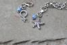 Starfish Charm with CZ and Blue Opal | Image 2