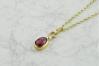 Handmade 9ct Gold Red Ruby Pendant | Image 2
