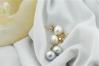 Handmade Gold and Pearl Earrings | Image 3